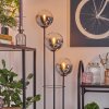 Gastor Lámpara de pie 30 cm Madera clara, Negro, 3 luces