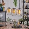 Apedo Lámparas suspendidas, Lámparas colgantes Colores ámbar, Transparente, 3 luces