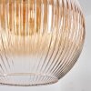 Koyoto Lámparas suspendidas, Luminarias esféricas, Lámparas colgantes 30 cm Negro, 3 luces