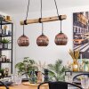 Ripoll Lámparas suspendidas, Luminarias esféricas, Lámparas colgantes Crudo, Negro, 3 luces