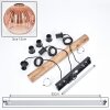 Ripoll Lámparas suspendidas, Luminarias esféricas, Lámparas colgantes Crudo, Negro, 3 luces