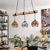Ripoll Lámparas suspendidas, Luminarias esféricas, Lámparas colgantes Crudo, Negro, 3 luces