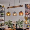 Ripoll Lámparas suspendidas, Luminarias esféricas, Lámparas colgantes Crudo, Negro, 3 luces