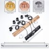 Ripoll Lámparas suspendidas, Luminarias esféricas, Lámparas colgantes Crudo, Negro, 3 luces