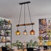 Ripoll Lámparas suspendidas, Luminarias esféricas, Lámparas colgantes Crudo, Negro, 3 luces