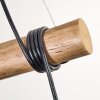 Koyoto Lámparas suspendidas, Luminarias esféricas, Lámparas colgantes Crudo, Negro, 3 luces