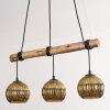 Koyoto Lámparas suspendidas, Luminarias esféricas, Lámparas colgantes Crudo, Negro, 3 luces