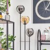 Koyoto Lámpara de pie Negro, 3 luces