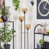 Koyoto Lámpara de pie Negro, 3 luces