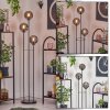 Gastor Lámpara de pie Negro, 3 luces