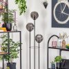 Gastor Lámpara de pie Negro, 3 luces