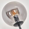 Gastor Lámpara de pie Negro, 3 luces