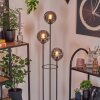 Gastor Lámpara de pie Negro, 3 luces
