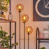 Gastor Lámpara de pie Negro, 3 luces
