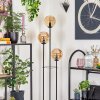 Gastor Lámpara de pie Negro, 3 luces