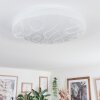 Dacen Plafones LED Blanca, 1 luz, Mando a distancia