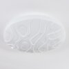 Dacen Plafones LED Blanca, 1 luz, Mando a distancia