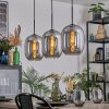 Apedo Lámparas suspendidas, Lámparas colgantes Ahumado, 3 luces