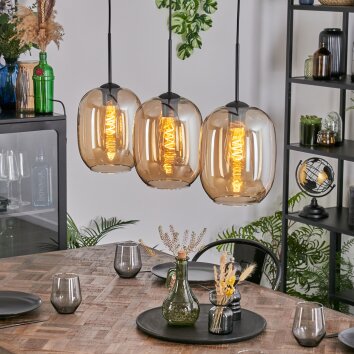 Apedo Lámparas suspendidas, Lámparas colgantes Colores ámbar, 3 luces