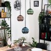Koyoto Lámparas suspendidas, Luminarias esféricas, Lámparas colgantes Negro, 3 luces