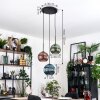 Koyoto Lámparas suspendidas, Luminarias esféricas, Lámparas colgantes Negro, 3 luces