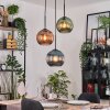 Koyoto Lámparas suspendidas, Luminarias esféricas, Lámparas colgantes Negro, 3 luces