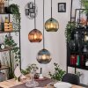 Koyoto Lámparas suspendidas Negro, 3 luces