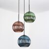 Koyoto Lámparas suspendidas, Luminarias esféricas, Lámparas colgantes Negro, 3 luces