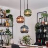 Koyoto Lámparas suspendidas Negro, 3 luces