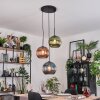 Koyoto Lámparas suspendidas Negro, 3 luces