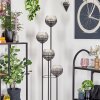 Koyoto Lámpara de pie Madera oscura, Negro, 4 luces