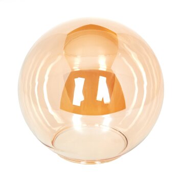 Pantalla de cristal  Gastor Vidrio de recambio, Pieza de repuesto 20 cm Colores ámbar