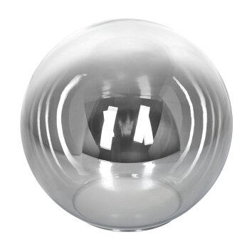 Pantalla de lámpara de cristal  Gastor Vidrio de recambio 20 cm Transparente, Ahumado