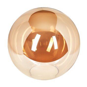 Pantalla de cristal  Gastor Vidrio de recambio 25 cm Colores ámbar