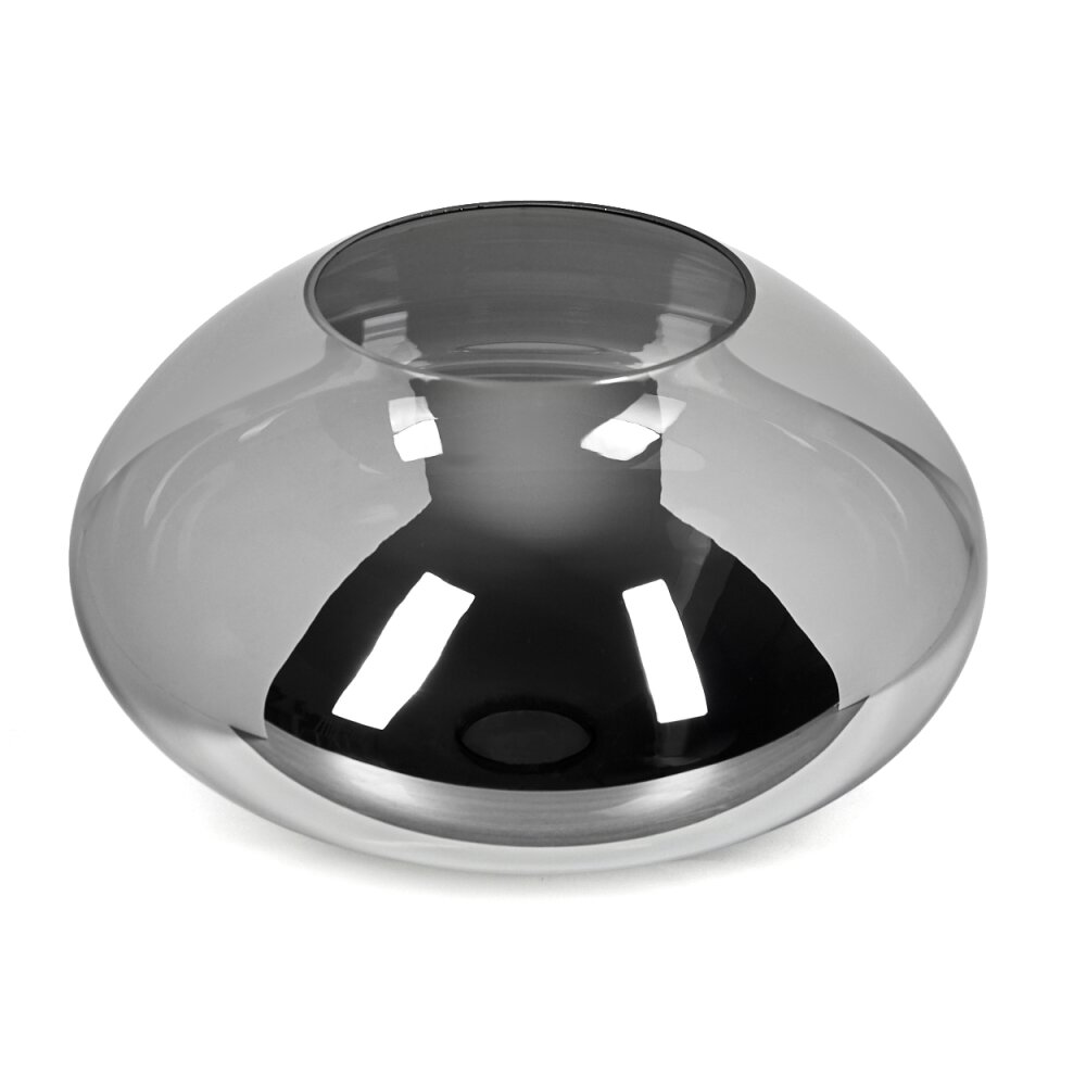 Pantalla de lámpara de cristal  Mertola Vidrio de recambio, Pieza de repuesto Ahumado main product photo