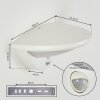 Carano Aplique para exterior LED Blanca, 1 luz, Sensor de movimiento