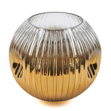 Pantalla de cristal  Ripoll Vidrio de recambio dorado, Transparente