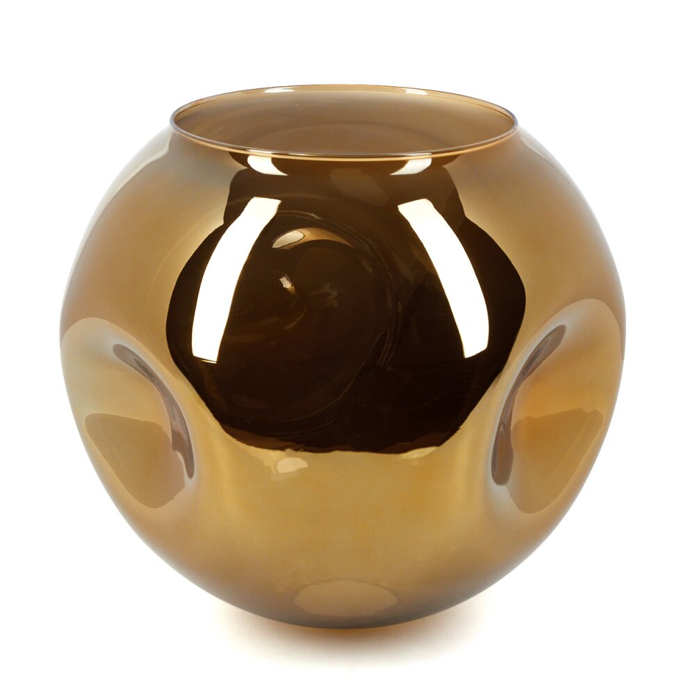 Pantalla de lámpara de cristal Ripoll Vidrio de recambio dorado main product photo