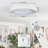 Joren Plafones, Panel LED Blanca, 1 luz, Mando a distancia