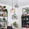 Koyoto Lámparas suspendidas, Luminarias esféricas, Lámparas colgantes, Lámpara colgante de clúster Colores ámbar, Transparente, Ahumado, 3 luces