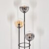 Gastor Lámpara de pie 30 cm Negro, 3 luces