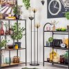 Koyoto Lámpara de pie 30 cm Negro, 3 luces
