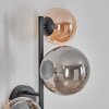 Chehalis Luminarias esféricas, Apliques Colores ámbar, Ahumado, 3 luces
