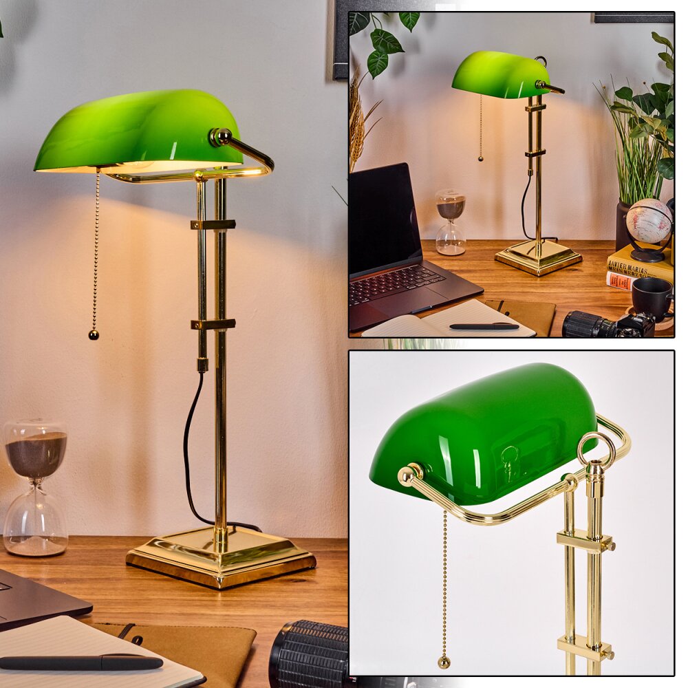 Ragaz lámpara de banqueros, Lámparas de escritorio, Lámparas de mesa Latón, 1 luz main product photo