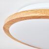 Nogueira Plafones, Panel LED Crudo, Blanca, 1 luz