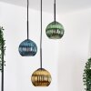 Koyoto Lámparas suspendidas, Luminarias esféricas, Lámparas colgantes, Lámpara colgante de clúster Negro, 3 luces