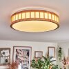 Amarelos Plafones, Panel LED Blanca, 1 luz, Mando a distancia