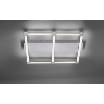 Leuchten-Direkt ANNE Lámpara de Techo LED Acero inoxidable, 1 luz