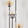 Koyoto Lámpara de pie 30 cm Madera oscura, Negro, 4 luces
