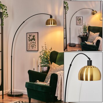Baloca Lámpara de pie Negro, 1 luz